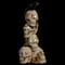 27.5" LED Skull Tower with Raven Halloween Decoration